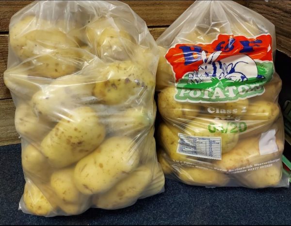 10kg Washed Jumbo Potatoes