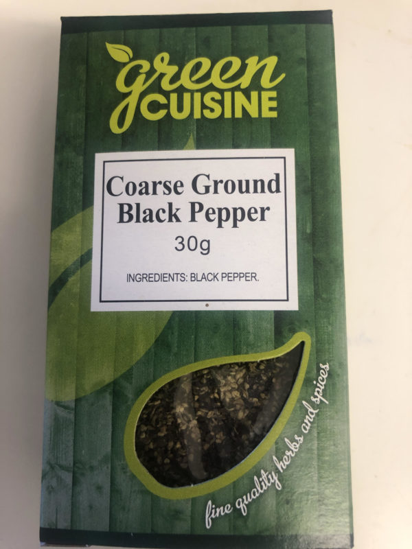 Course Ground Black Pepper (30g)