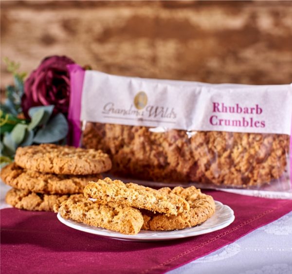 Grandma wilds rhubarb crumble cookies